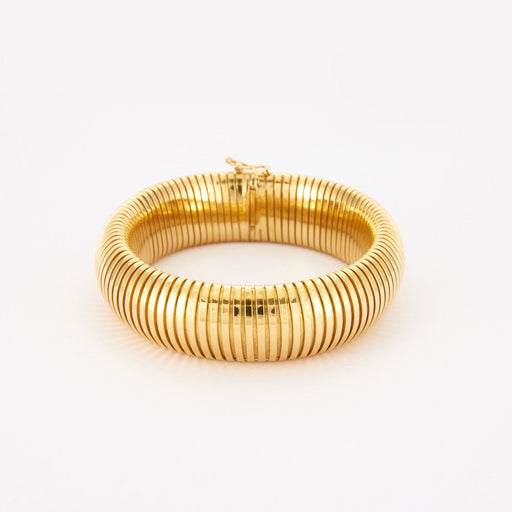 Bracelet Bracelet chenille articulée en or jaune 58 Facettes