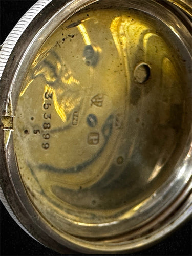 Montre English Lever - Montre de poche en argent Chester 1900 58 Facettes