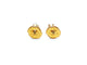 Boucles d'oreilles Boucles d’oreilles puces en or jaune 18 carats et diamants 58 Facettes 1003190CD