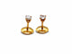 Boucles d'oreilles Boucles d’oreilles puces en or jaune 18 carats et diamants 58 Facettes 1003190CD