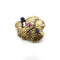 Broche Broche russe organique en or 14k, saphirs, rubis et diamants 58 Facettes