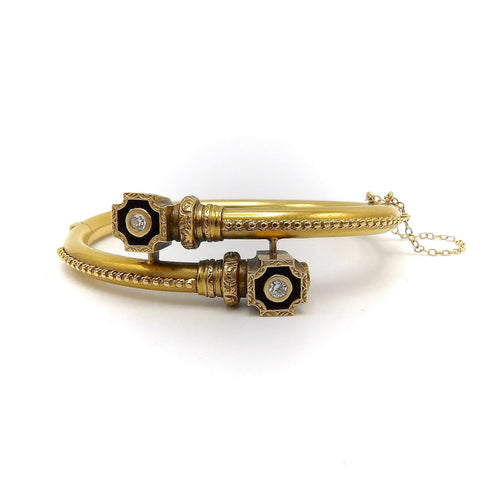 Bracelet Etruscan Revival - Bracelet en or 14k et diamants 58 Facettes