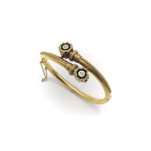 Bracelet Etruscan Revival - Bracelet en or 14k et diamants 58 Facettes