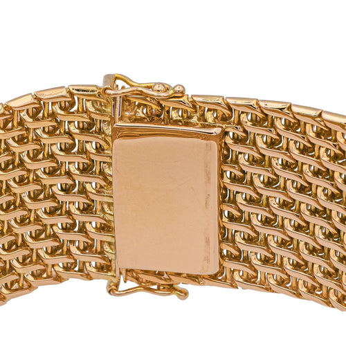 Bracelet Bracelet épingle - Manchette en or jaune 18 carats 58 Facettes 1011037CD