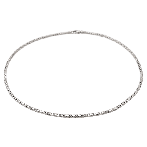 Collier Collier Maille Or blanc 58 Facettes 1011040CD