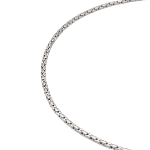 Collier Collier Maille Or blanc 58 Facettes 1011040CD
