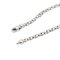 Collier Collier maille souple en or blanc 18 carats 58 Facettes 1011040CD