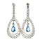 Boucles d'oreilles Boucles d’oreilles en platine avec aigues-marines et diamants taille rose 58 Facettes 0310D85783FA4077B2D8A430DBFD66AB