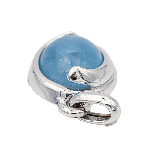 Pendentif Pendentif Or blanc Agate 58 Facettes 1026468CD