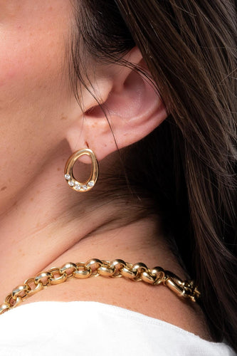 Boucles d'oreilles Boucles d'oreilles en or jaune 18 carats et diamants 58 Facettes 1029210CN