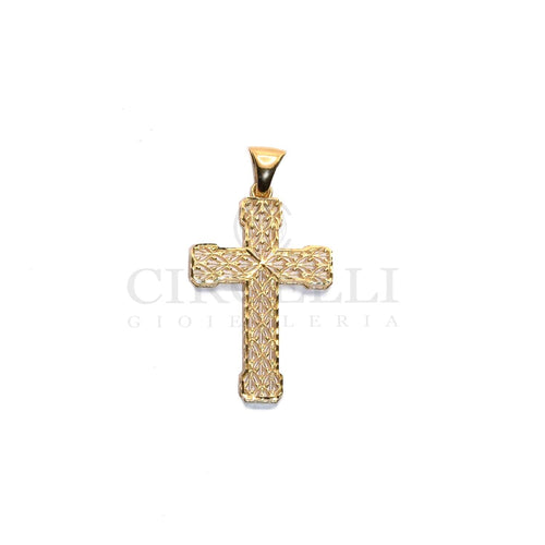 Pendentif Croix - Pendentif en or jaune 18k 58 Facettes NA00OG040CBSE