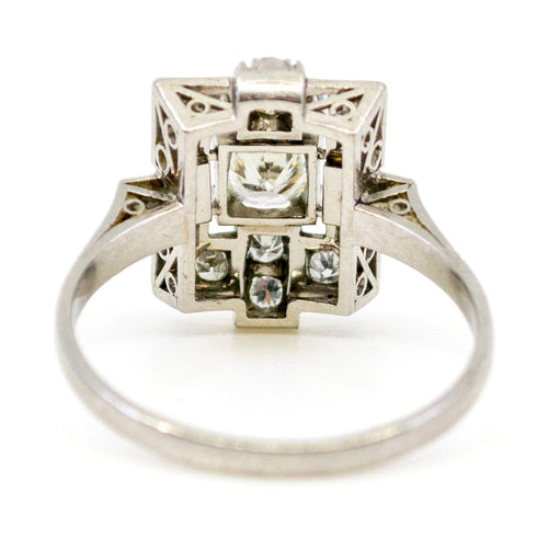 Bague 60 Bague Art déco en platine et diamants taille ancienne 58 Facettes DF0FB08480E14DB9BA2FE5DAB8616057