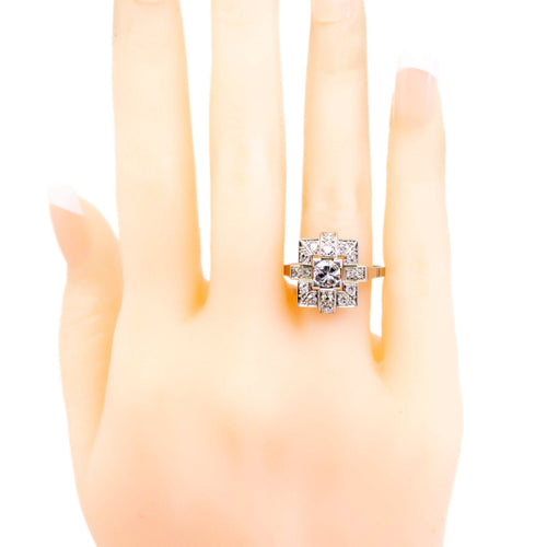 Bague 60 Bague Art déco en platine et diamants taille ancienne 58 Facettes DF0FB08480E14DB9BA2FE5DAB8616057