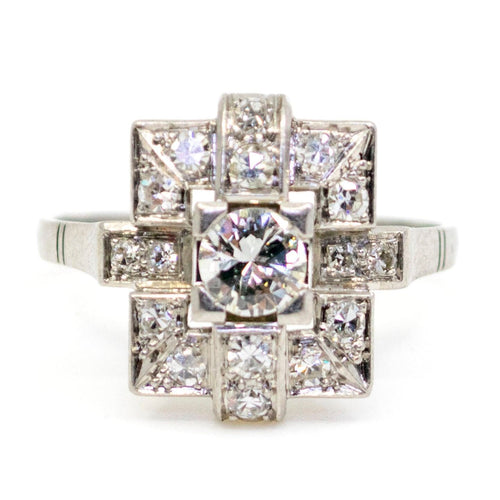 Bague 60 Bague Art déco en platine et diamants taille ancienne 58 Facettes DF0FB08480E14DB9BA2FE5DAB8616057