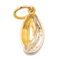 Pendentif Pendentif bicolore en or jaune et blanc 18 carats serti de diamants 58 Facettes 1048321CD