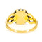 Bague 52.5 Bague en or 14 ct perles, pierre de lune et émeraudes 58 Facettes FC223F2949D846B79D181013A882C484