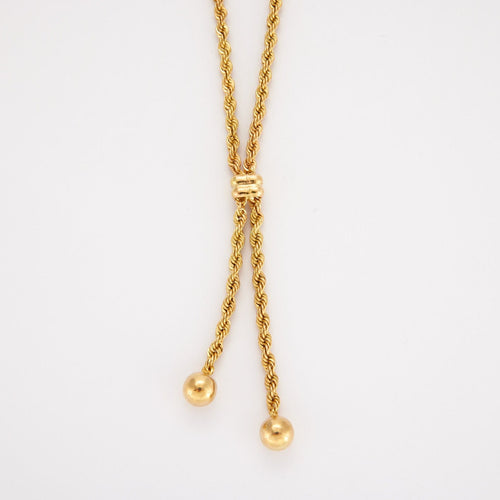 Collier Collier cravate en or jaune 58 Facettes 2942