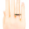 Bague 55 Bague "REGARD" multi-pierres précieuses en or jaune 14 carats 58 Facettes 60863359E7114DACAD1BC5FD1A805554