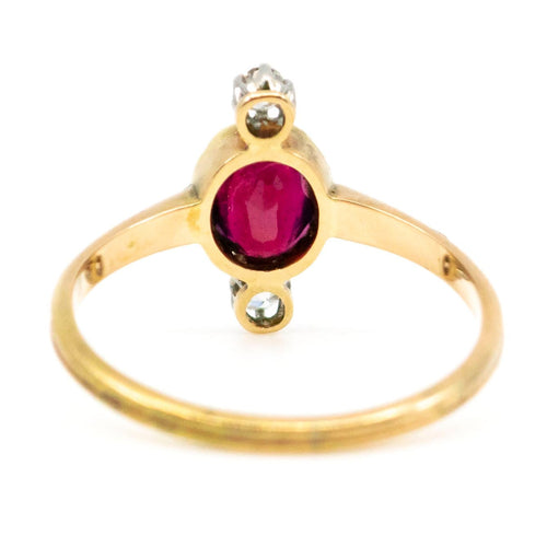 Bague 54 Bague rubis et diamants en or 14 ct 58 Facettes EAC9A69896FD4E3F894718216EB4E13F