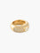 Bague 51 Bague jonc pavée en or jaune 18k et diamants 58 Facettes 130055