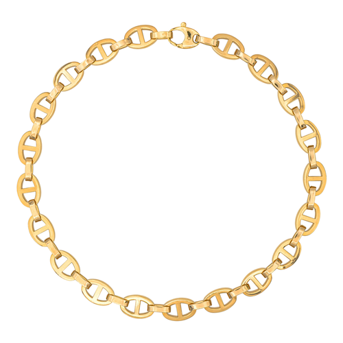 Collier Collier maille marine en or jaune 18 carats 58 Facettes 1100241CD