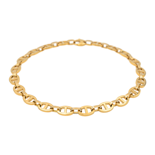 Collier Collier maille marine en or jaune 18 carats 58 Facettes 1100241CD