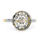 Bague 54 Bague ajourée Art déco en or jaune 18 ct et diamants 58 Facettes BB14C6818C534B3EAE174D2B2788840F