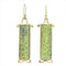 Boucles d'oreilles Boucles d’oreilles Art nouveau en or jaune 18 ct, émail plique-à-jour et diamants 58 Facettes 11139-0001