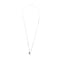 Collier Collier solitaire - Collier en or blanc 18 ct avec diamant 0,45 ct 58 Facettes 11146