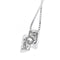 Collier Collier solitaire - Collier en or blanc 18 ct avec diamant 0,45 ct 58 Facettes 11146
