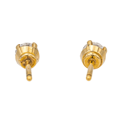 Boucles d'oreilles Boucles d'oreilles Puces Or jaune Diamant 58 Facettes 1117931CN