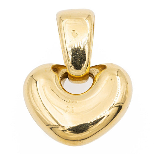 Pendentif Pendentif Coeur Or jaune Diamant, Rubis, Saphir 58 Facettes 1117935CN