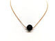 Collier Collier Chaîne + pendentif Or rose Onyx 58 Facettes 1126007CN
