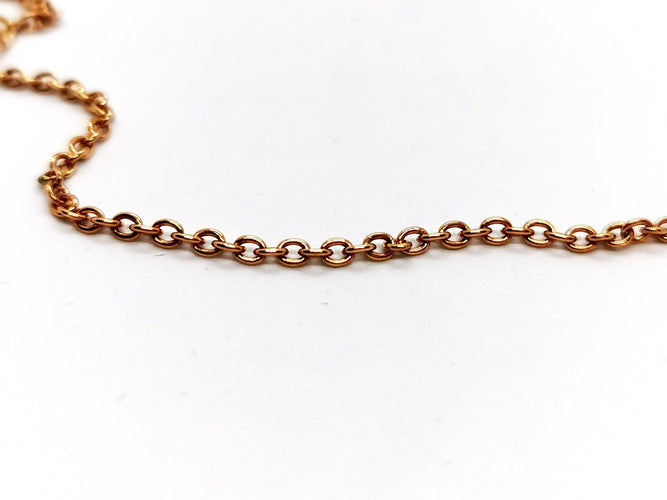 Collier Collier Chaîne + pendentif Or rose Onyx 58 Facettes 1126007CN