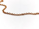Collier Collier pendentif en or rose 18 carats et onyx 58 Facettes 1126007CN