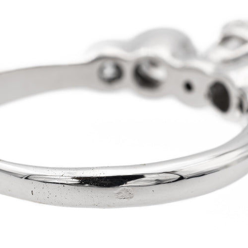 Bague 55 Bague solitaire en or blanc 18 carats et diamants 58 Facettes 1137222CN