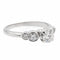 Bague 55 Bague Solitaire Or blanc Diamant 58 Facettes 1137222CN