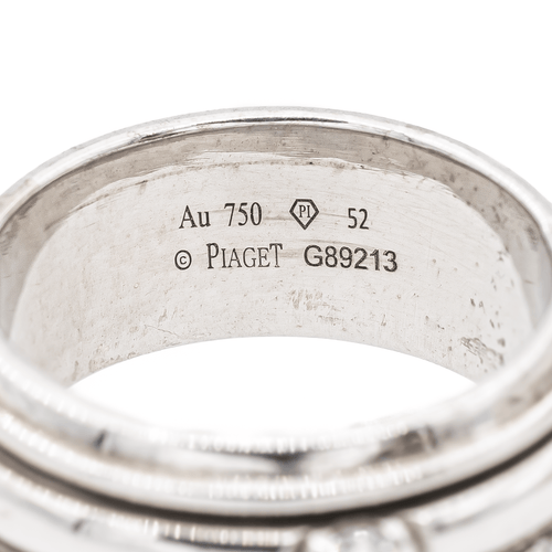 Bague 52 Piaget Bague Possession Or blanc Diamant 58 Facettes 1137745CN