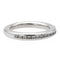 Bague 52 Bague demi-alliance en or blanc 18 carats et diamants 58 Facettes 1137995CN