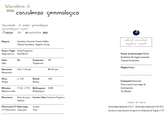 Bague 54 Bague Belle Époque en or 18k, saphir ovale 2,44 ct et diamants 58 Facettes