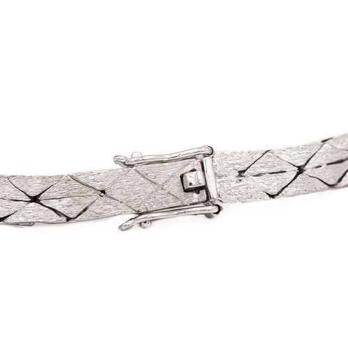Bracelet Bracelet Vintage Or blanc Diamant, Perle 58 Facettes 1142143CN