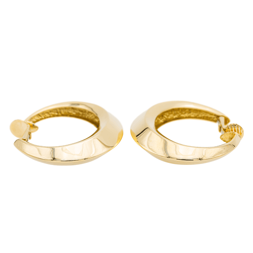 Boucles d'oreilles Boucles d'oreilles créoles en or jaune 18 carats 58 Facettes 1142147CN