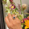Bague 56 Bague en or 14 carats avec saphir cabochon et diamants 58 Facettes 02BF0F7F4A1748A8AE7917F2A30B6D9F