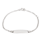 Bracelet Bracelet gourmette bébé en or blanc 18 carats 58 Facettes 1152878CD
