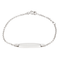 Bracelet Bracelet Gourmette Or blanc 58 Facettes 1152878CD