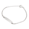 Bracelet Bracelet gourmette bébé en or blanc 18 carats 58 Facettes 1152878CD