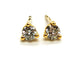 Boucles d'oreilles Boucles d'oreilles puces en or jaune 18 carats et diamants 58 Facettes 1152964CD