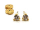 Boucles d'oreilles Boucles d'oreilles Puces Or jaune Diamant 58 Facettes 1152964CD