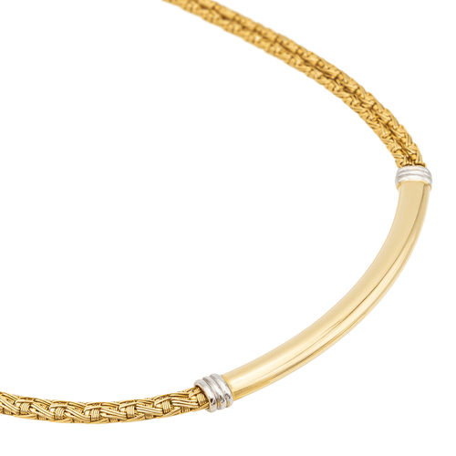 Collier Collier Vintage Or jaune, Or blanc 58 Facettes 1161976CD