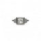 Bague 53 Bague Art Déco en or gris 750 et diamant 0,73 ct 58 Facettes